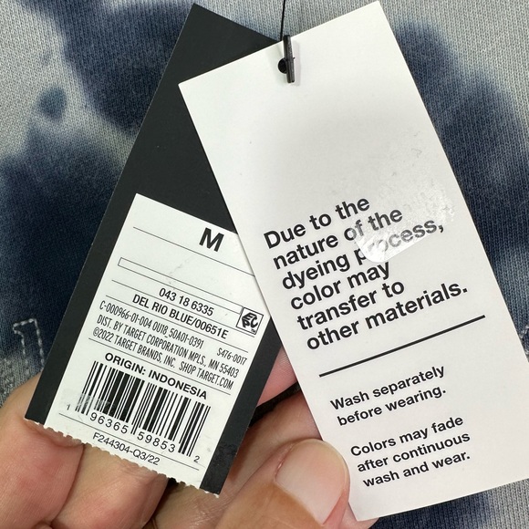 NWT Original Use Slow Down & Enjoy Embroidered Tie Dye Crew Sweatshirt Unisex M - Picture 7 of 8